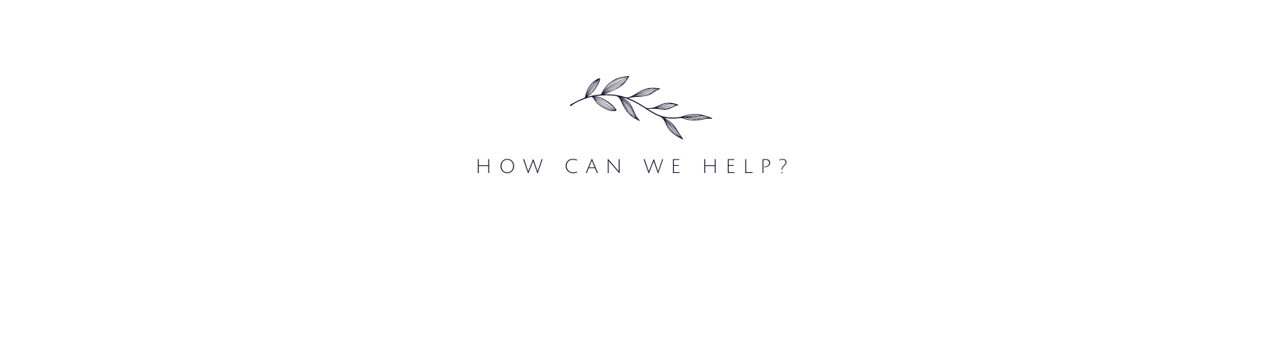How Can We Help?